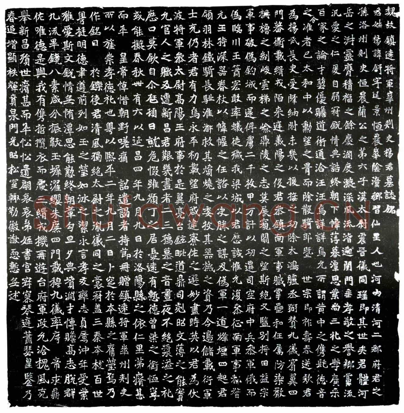 北朝杨舒墓誌(魏故镇远将军华州刺史杨君墓誌铭)