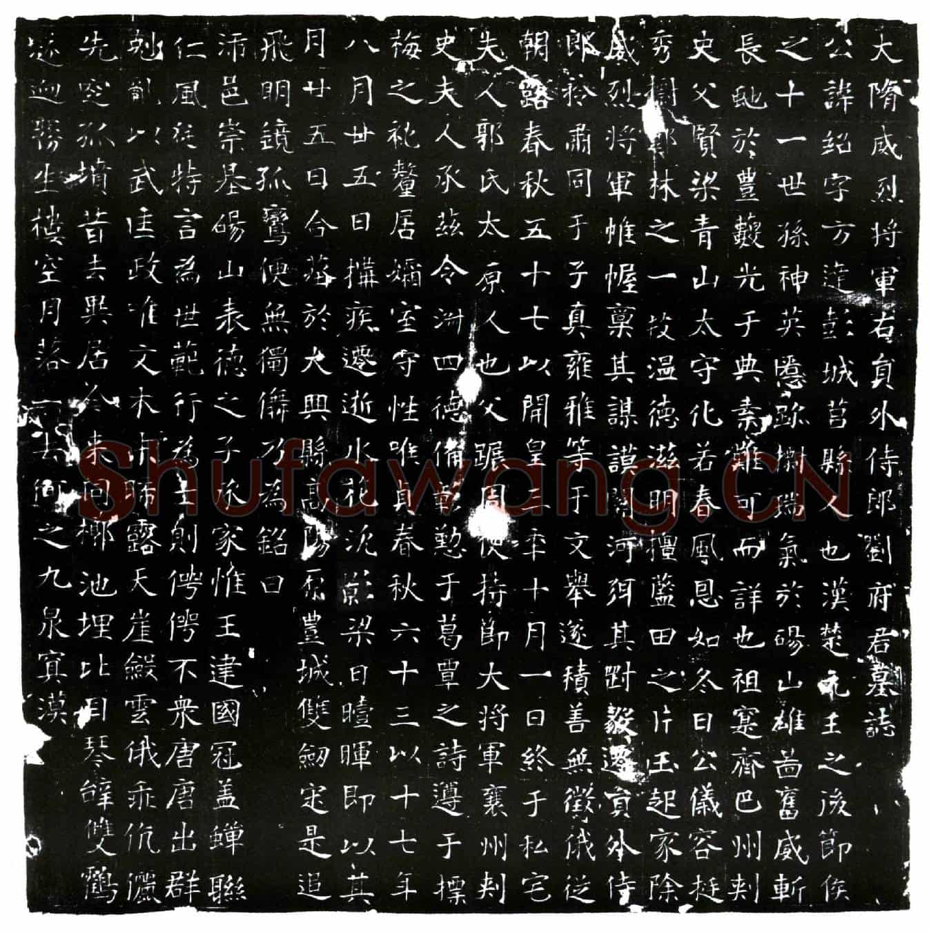 隋刘绍、刘绍妻郭氏墓誌(大隋威烈将军右员外侍郎刘府君墓誌)