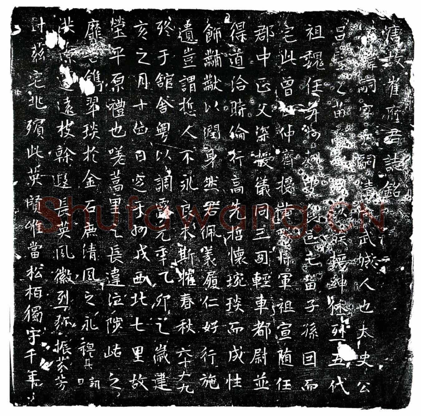 唐崔嗣墓誌(唐故崔府君誌铭)