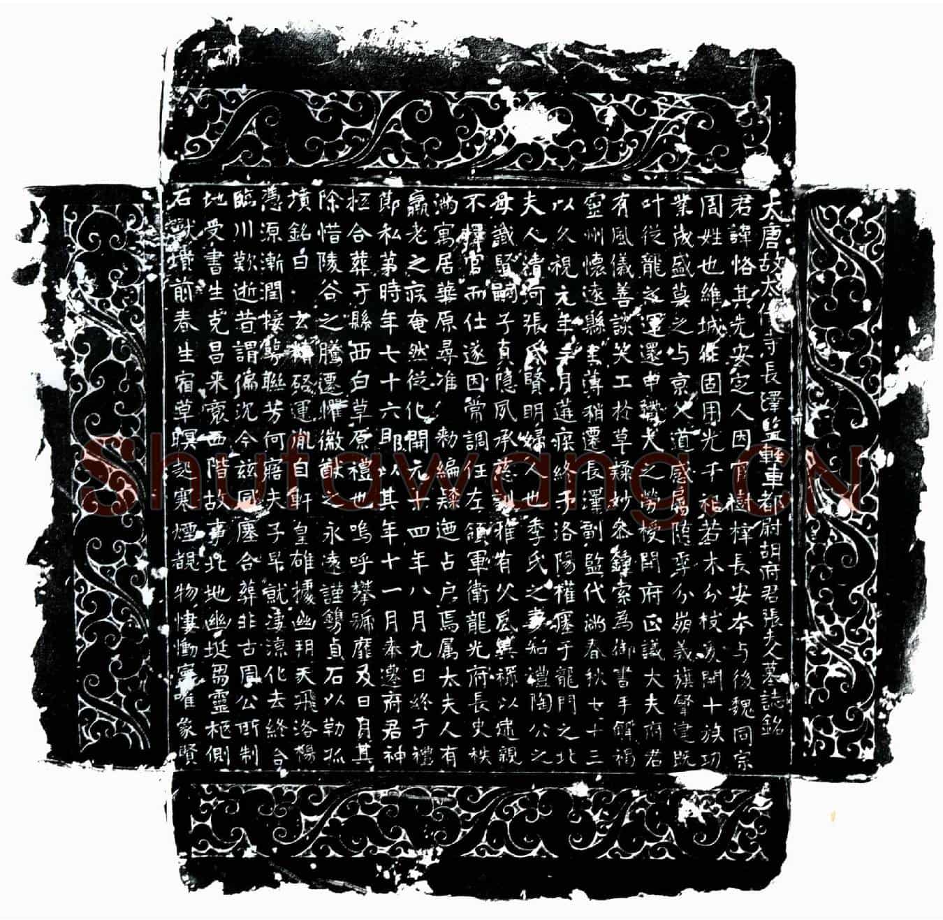 唐胡恪、胡恪妻张氏墓誌(大唐故太僕寺长泽监轻车都尉胡府君张夫人墓誌铭)