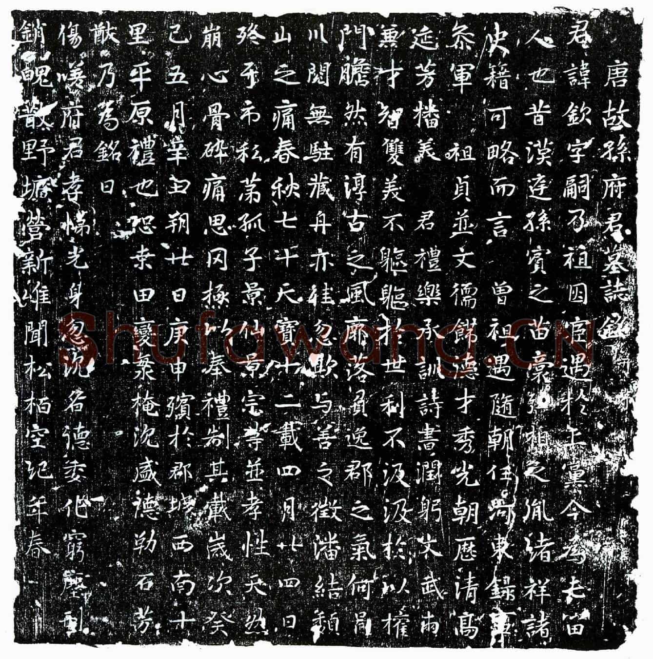 唐孙钦墓誌(唐故孙府君墓誌铭并序)