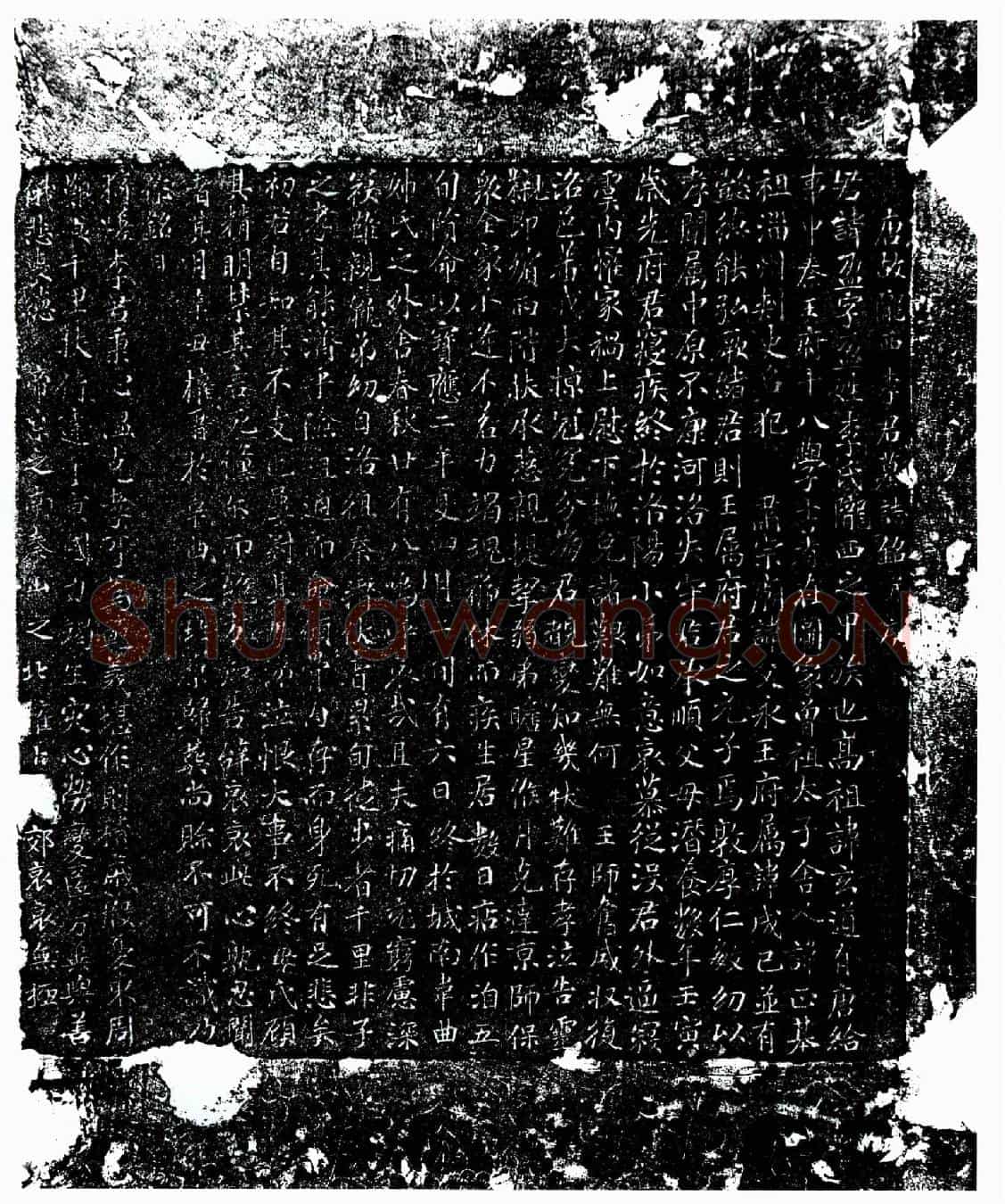 唐李盈墓誌(唐故陇西李君墓誌铭并序)