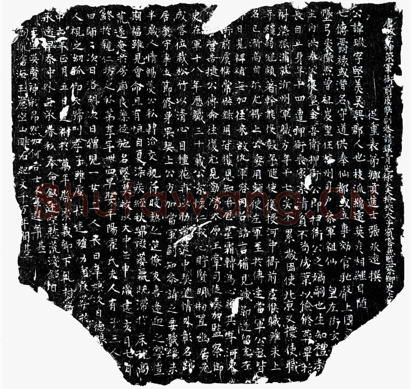 唐□璥墓誌(唐故左神策军衙前虞候副参请银青光禄大夫检校太子宾客兼监察御史上柱国（下阙）)