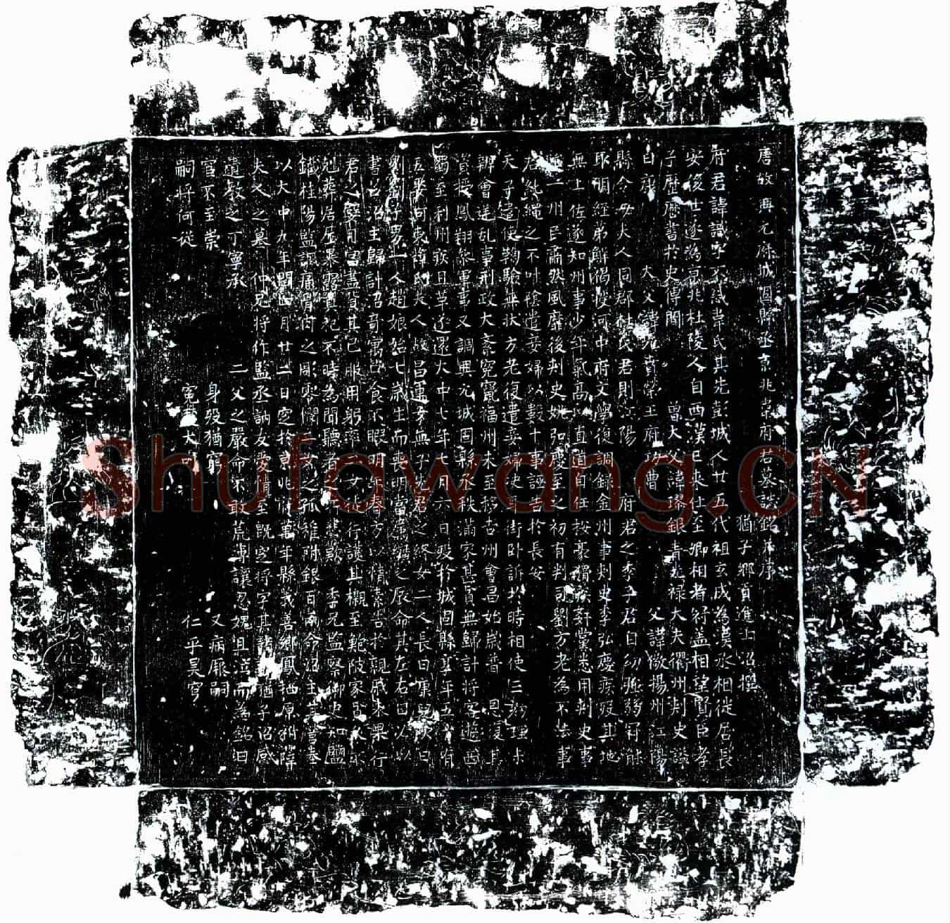 唐韦识墓誌(唐故兴元府城固县丞京兆韦府君墓誌铭并序)