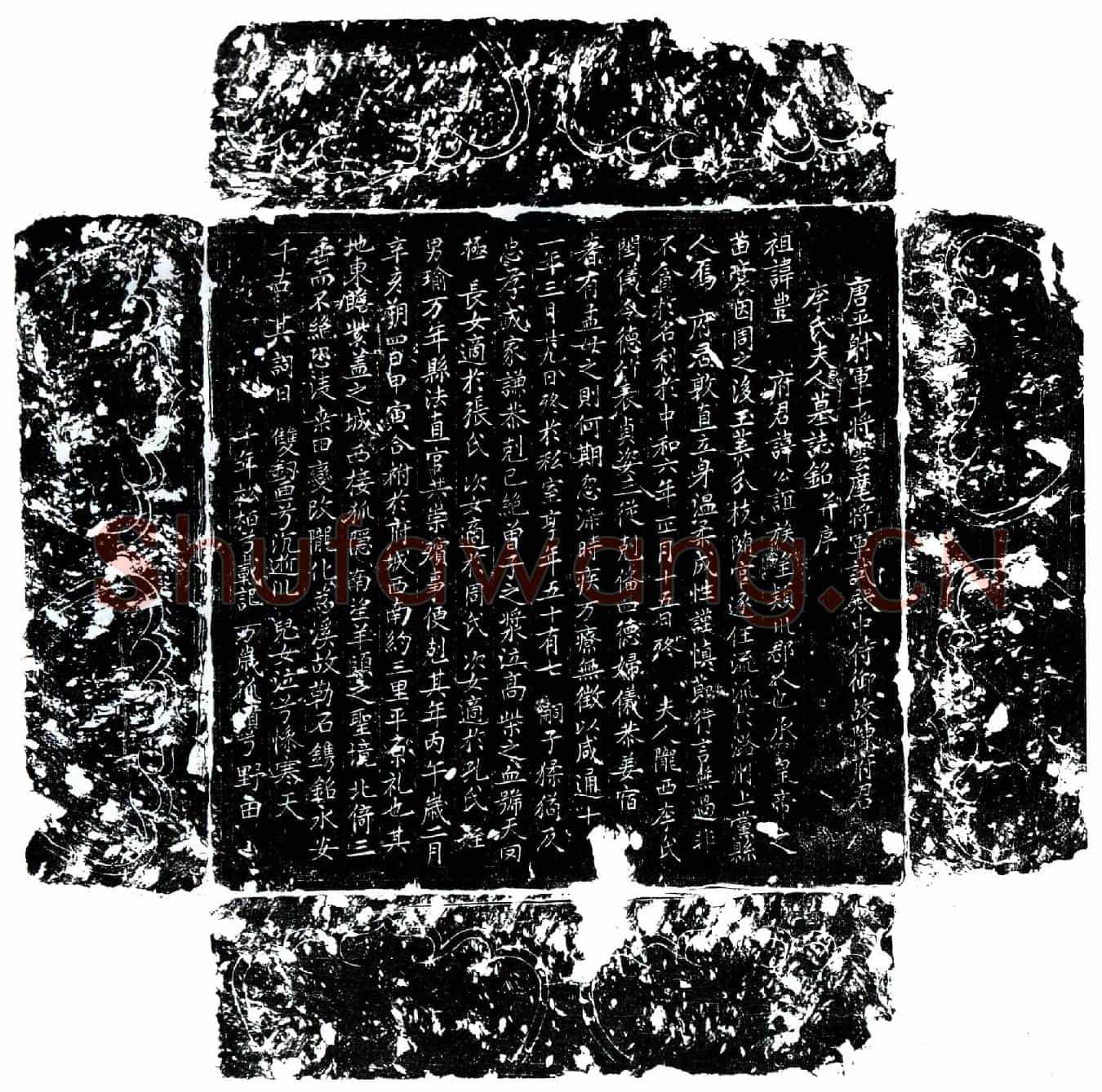 唐陈公谊妻李氏墓誌(唐平射军十将云麾将军试殿中侍御故陈府君李氏夫人墓誌铭并序)