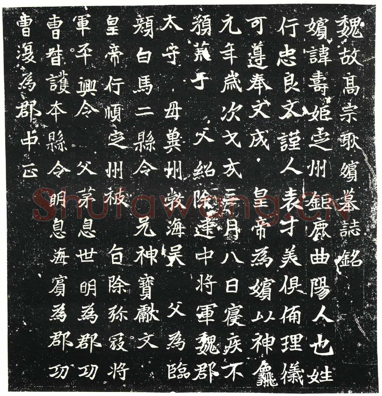 北朝耿寿姬墓誌(魏故高宗耿嫔墓誌铭)
