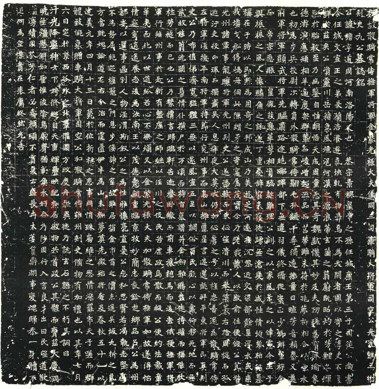 北朝元瞻墓誌(餽故散骑常侍抚军将军金紫光禄大夫仪同三司车骑大将军司空公光兖雍三州刺史元公墓誌铭)
