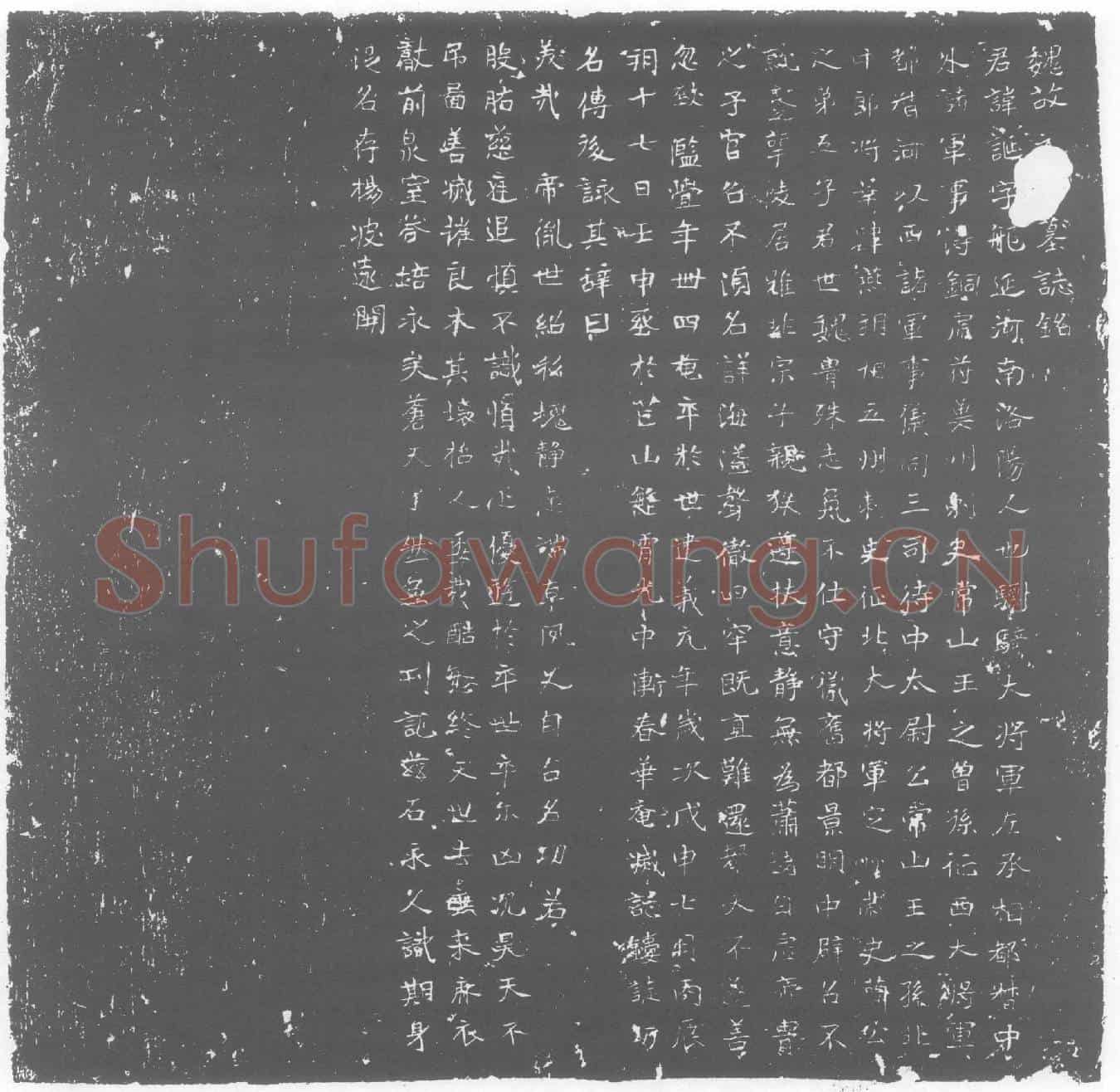 北朝元诞墓誌(魏故元君墓誌铭)