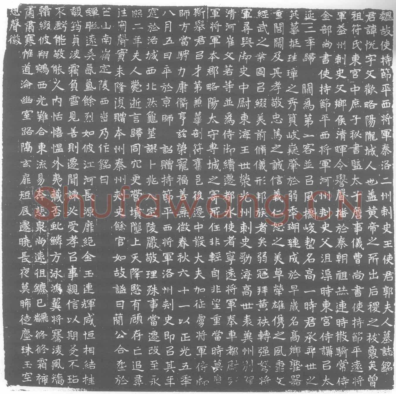 北朝王悦；王悦妻郭氏墓誌(魏故使持节平西将军秦洛二州刺史王使君郭夫人墓誌铭)