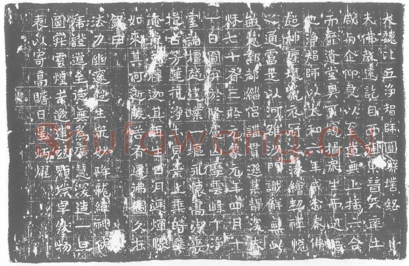 北朝净智塔铭(大魏比丘凈智师圆寂塔铭)