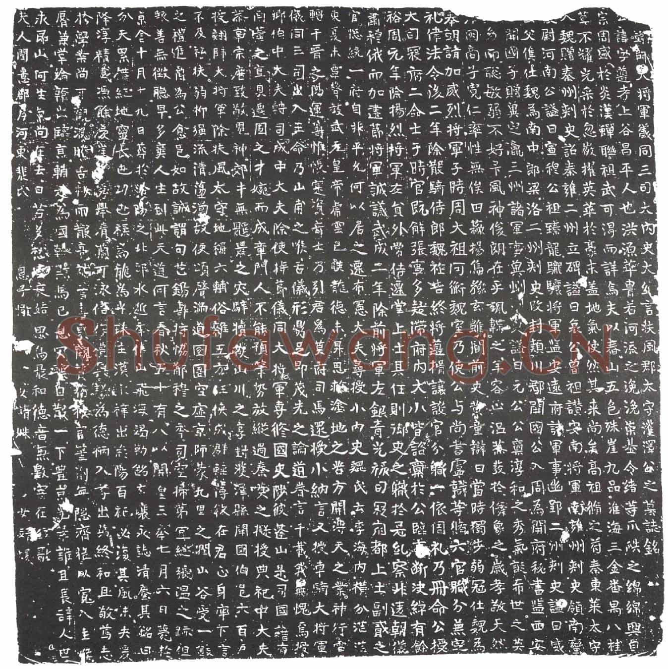 隋寇遵考墓誌(隋川师大将军仪同三司大内史大纳言扶风郡太守濩泽公之墓誌铭)