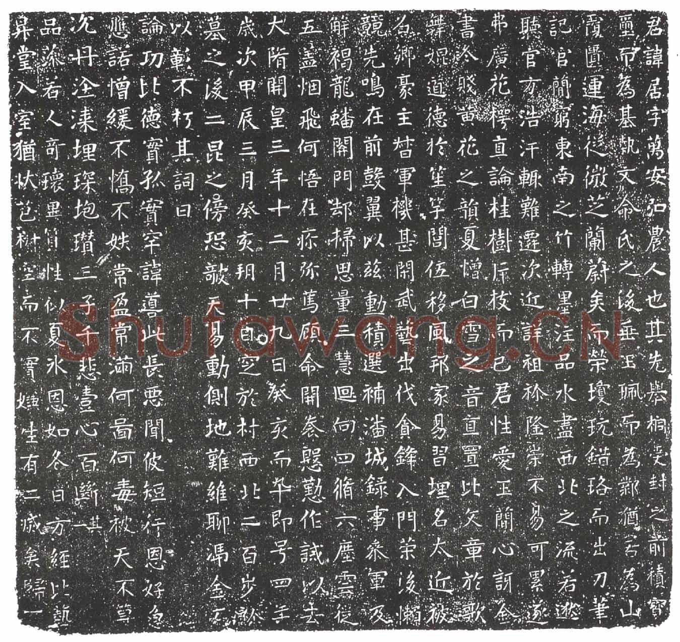 隋杨居墓誌