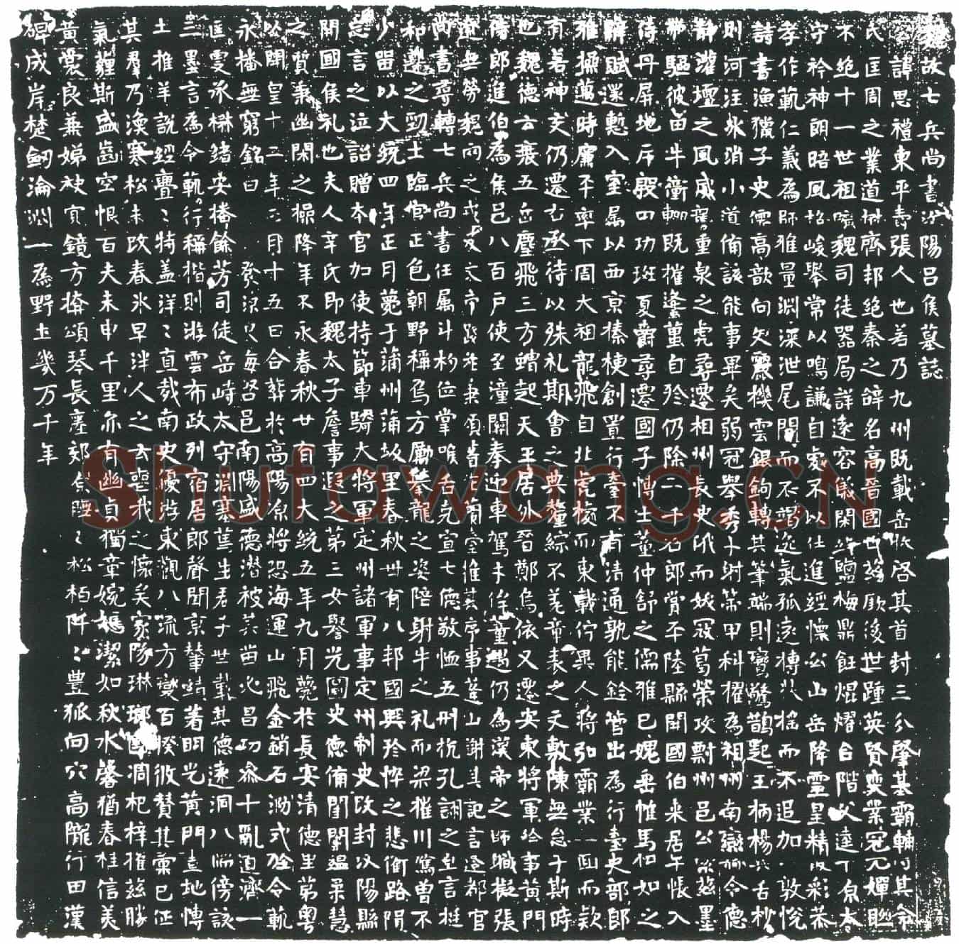 隋吕思礼；吕思礼妻辛氏墓誌(魏故七兵尚书汶阳吕侯墓誌)