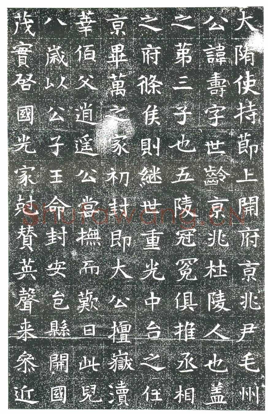 隋韦寿墓誌(大隋使持节上开府京兆尹毛州刺史滑国定公韦君墓誌铭)