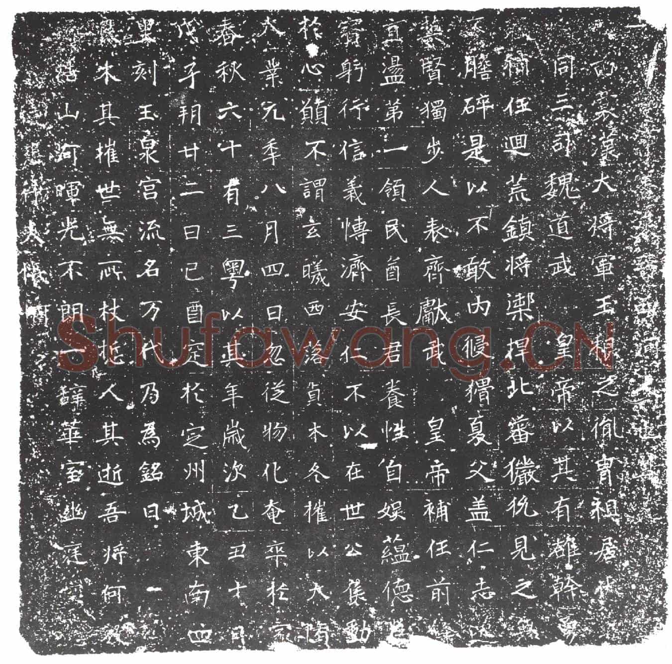 隋王善来墓誌