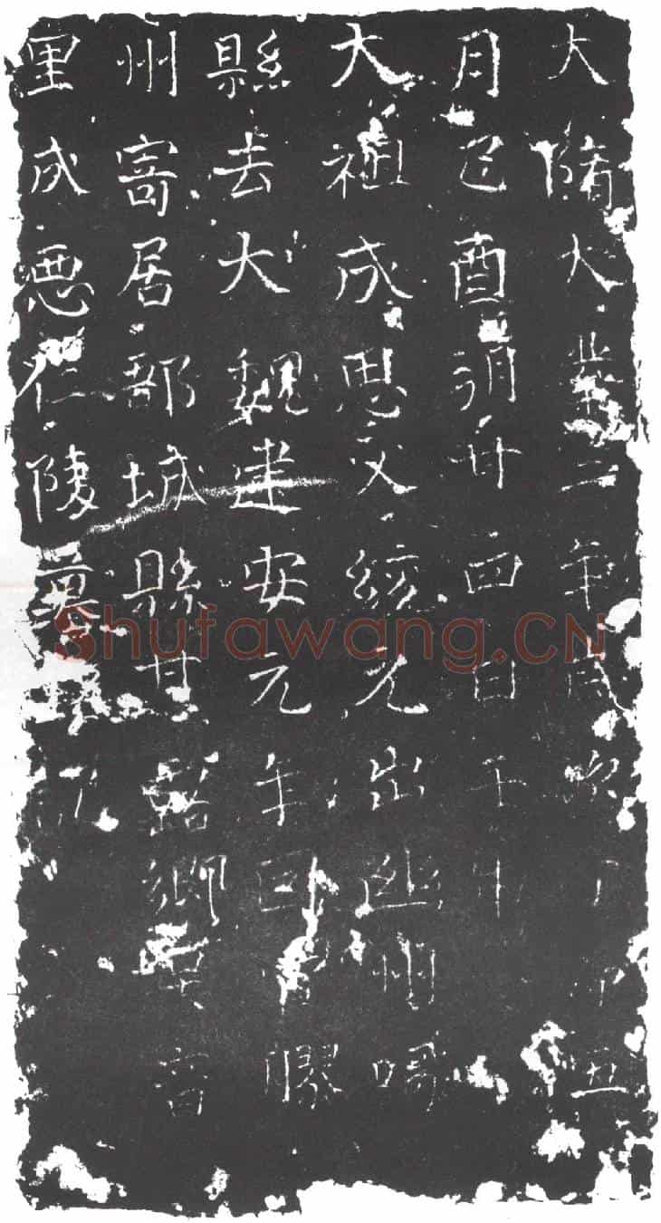 隋成恶仁墓誌