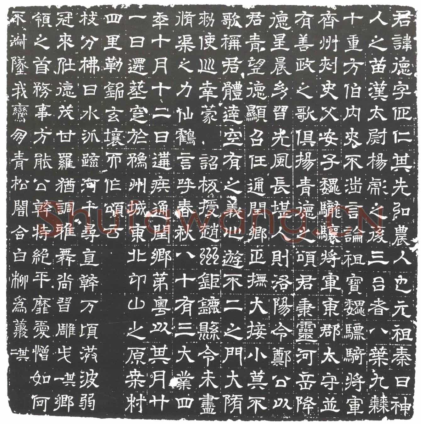 隋杨德墓誌