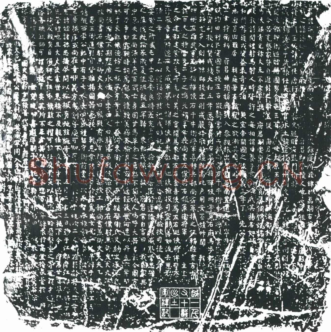 五代十国姚嗣骈墓誌(大唐故右军散押衙左天威第七军指挥使银青光禄大夫检校司徒右领军卫将军兼东都左巡使姚府君墓铭并序)