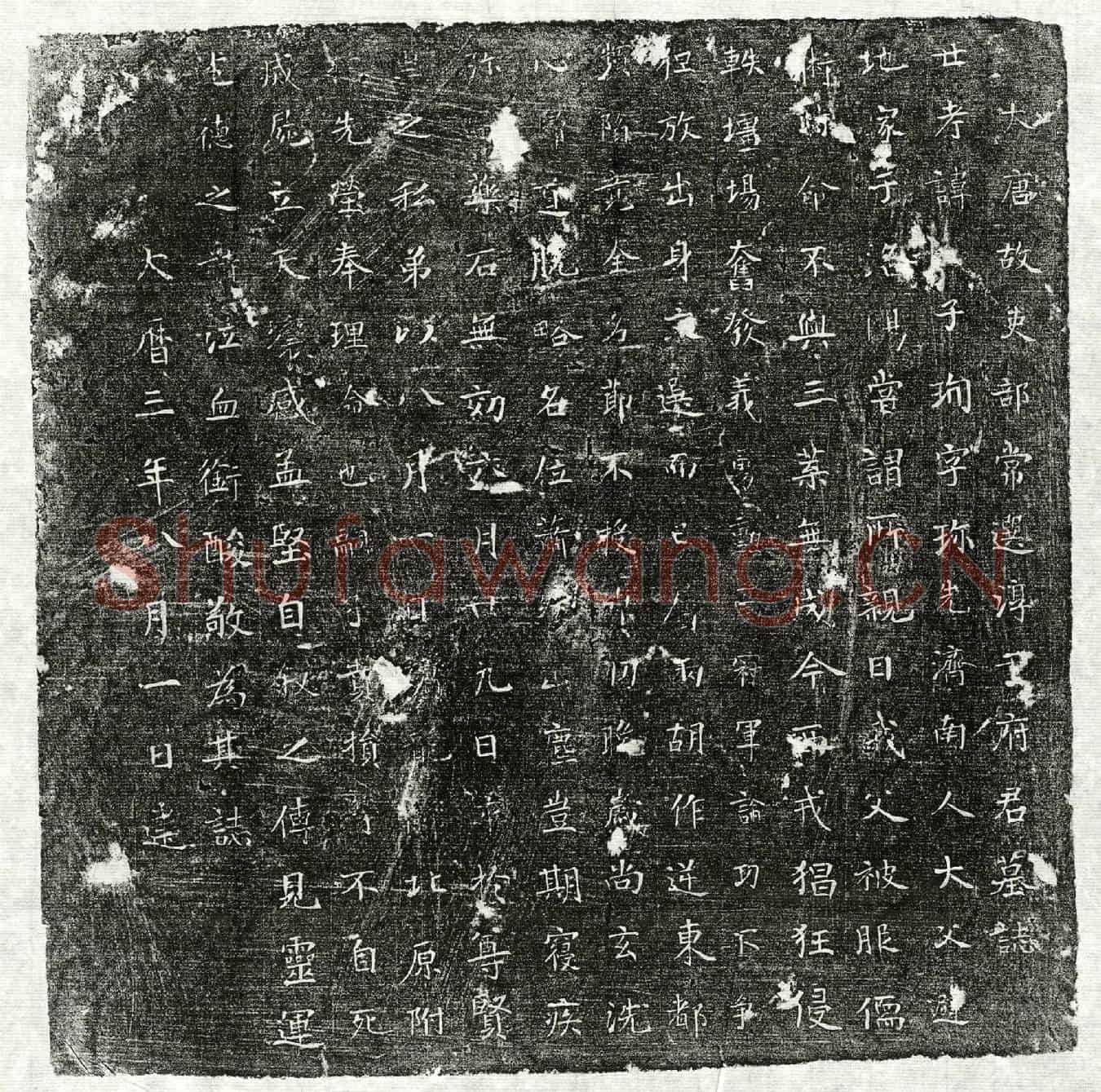 唐淳于子珣墓誌(大唐故吏部常选淳于府君墓誌)