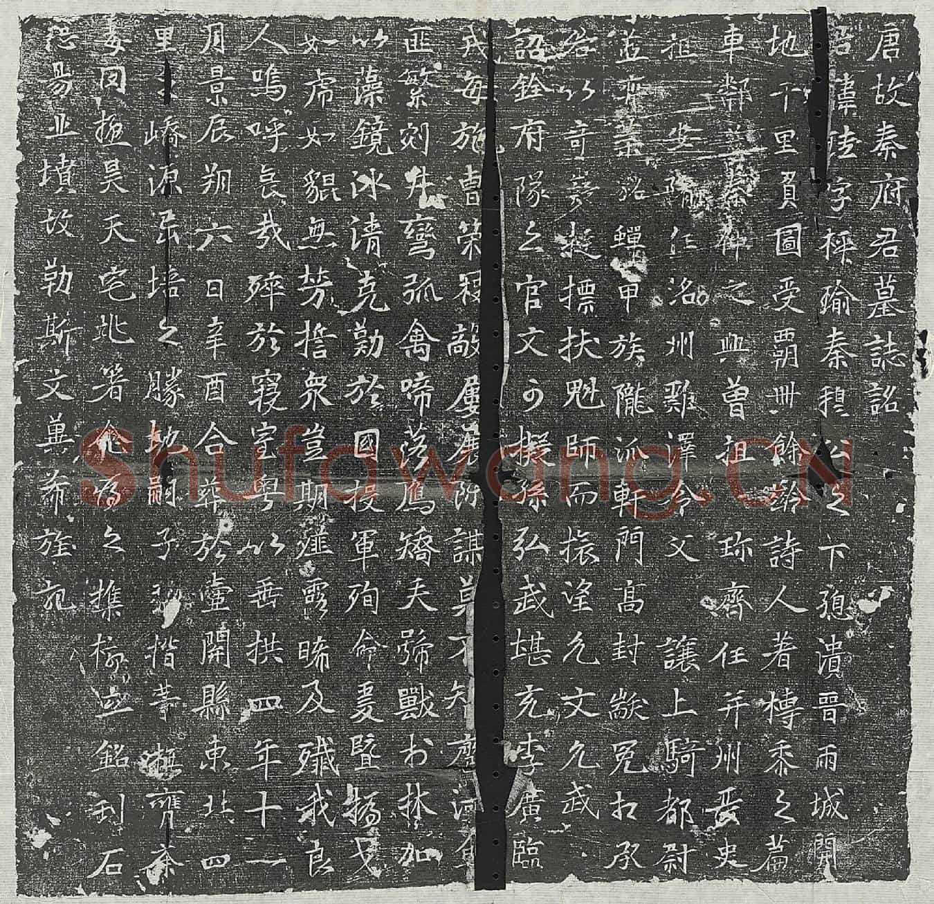 唐秦珪墓誌(唐故秦府君墓誌铭)