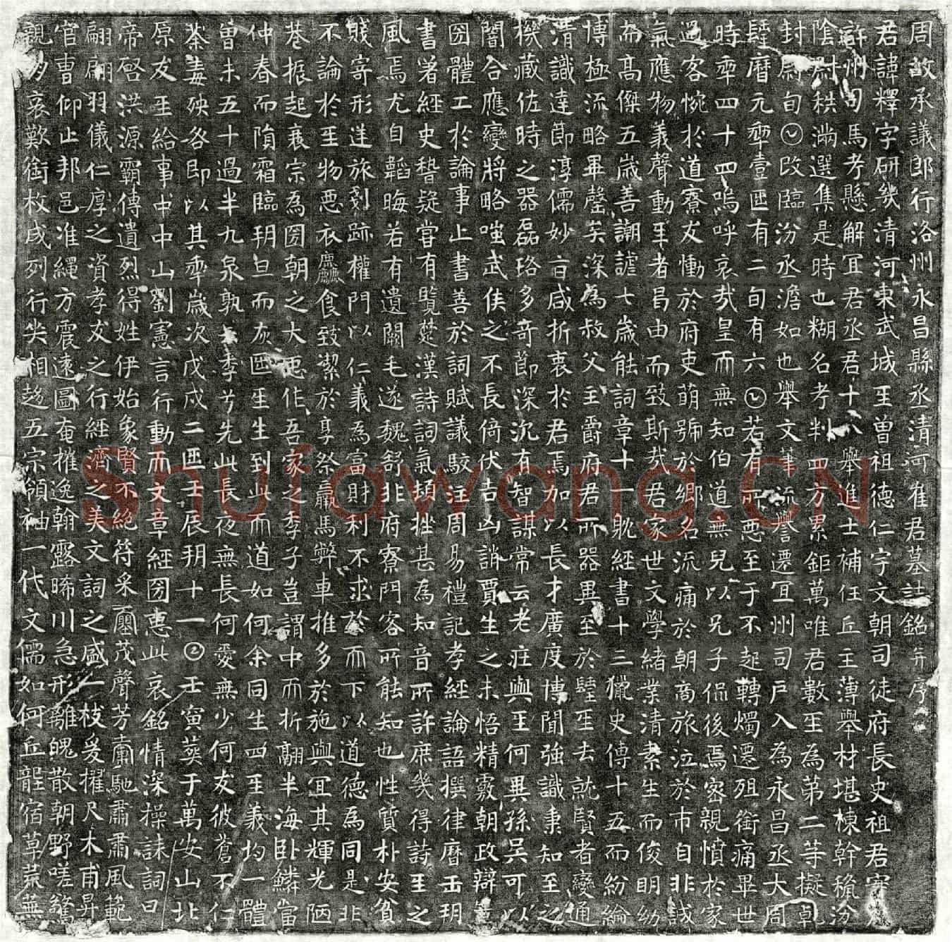 唐崔释墓誌(周故承议郎行洛州永昌县丞清河崔君墓誌铭并序)