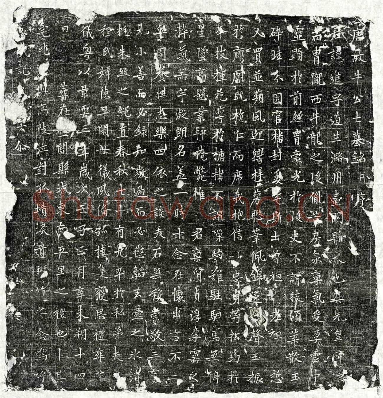 唐牛进墓誌(唐故牛公士墓铭并序)