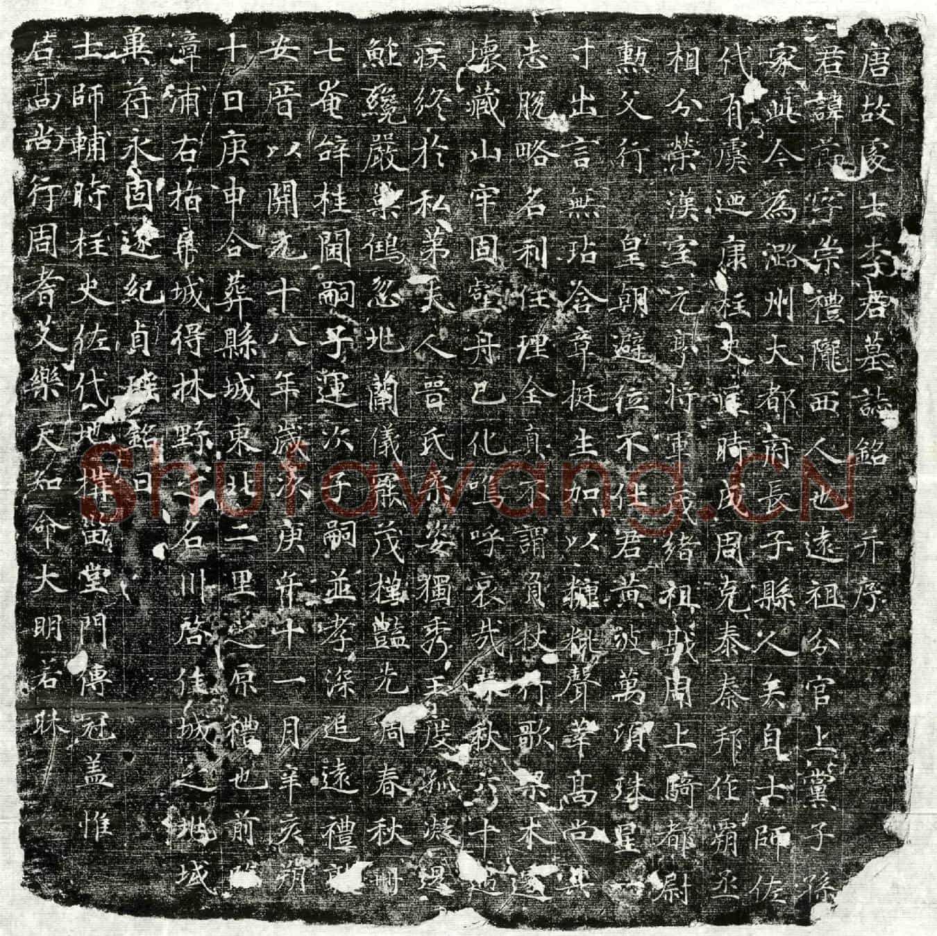 唐李莭墓誌(唐故处士李君墓誌铭并序)