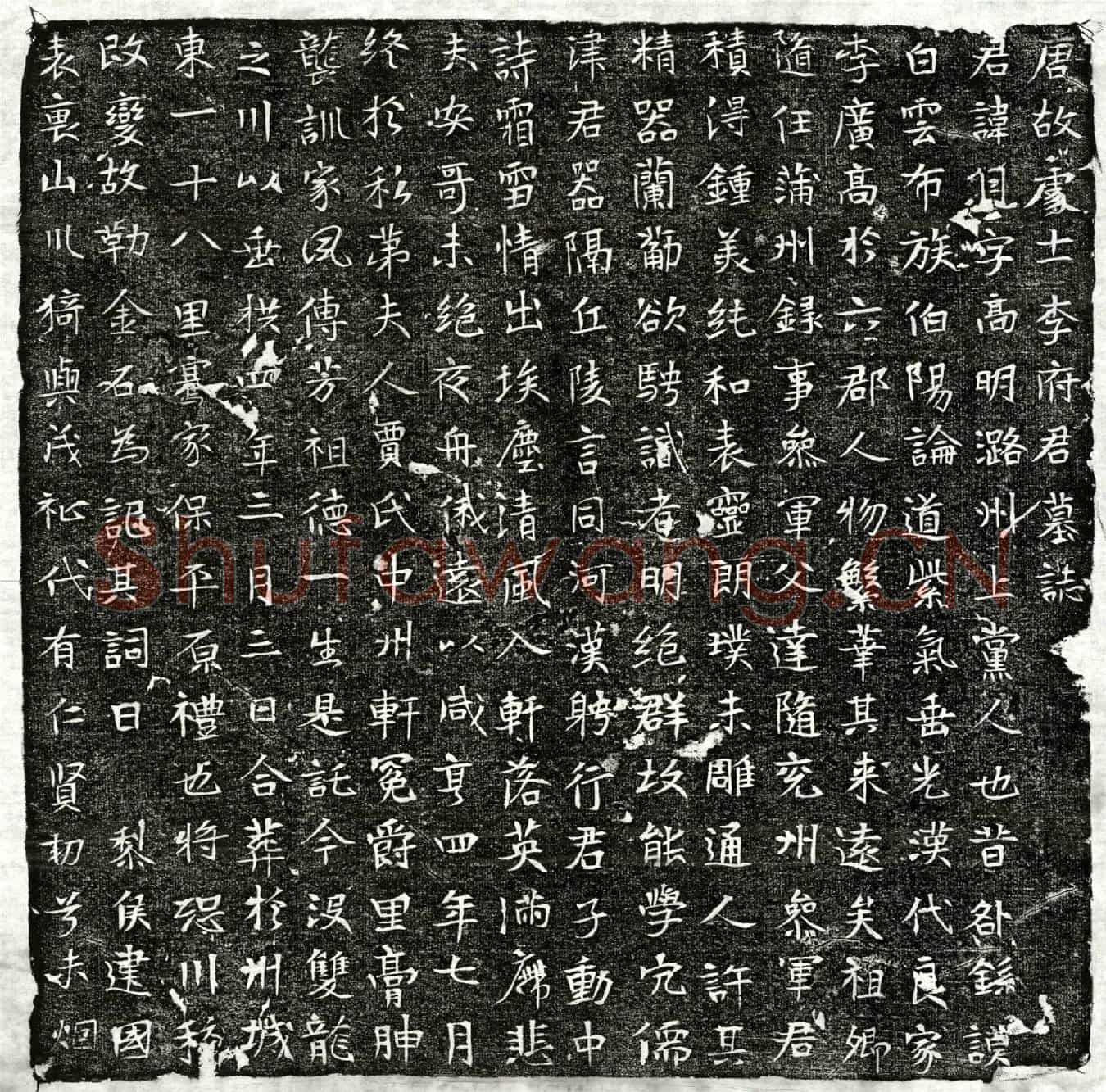 唐李月墓誌(唐故处士李府君墓誌)