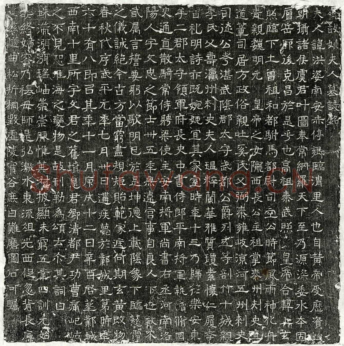 北朝宇文忠之妻姚洪姿墓誌(齐故姚夫人墓誌铭)