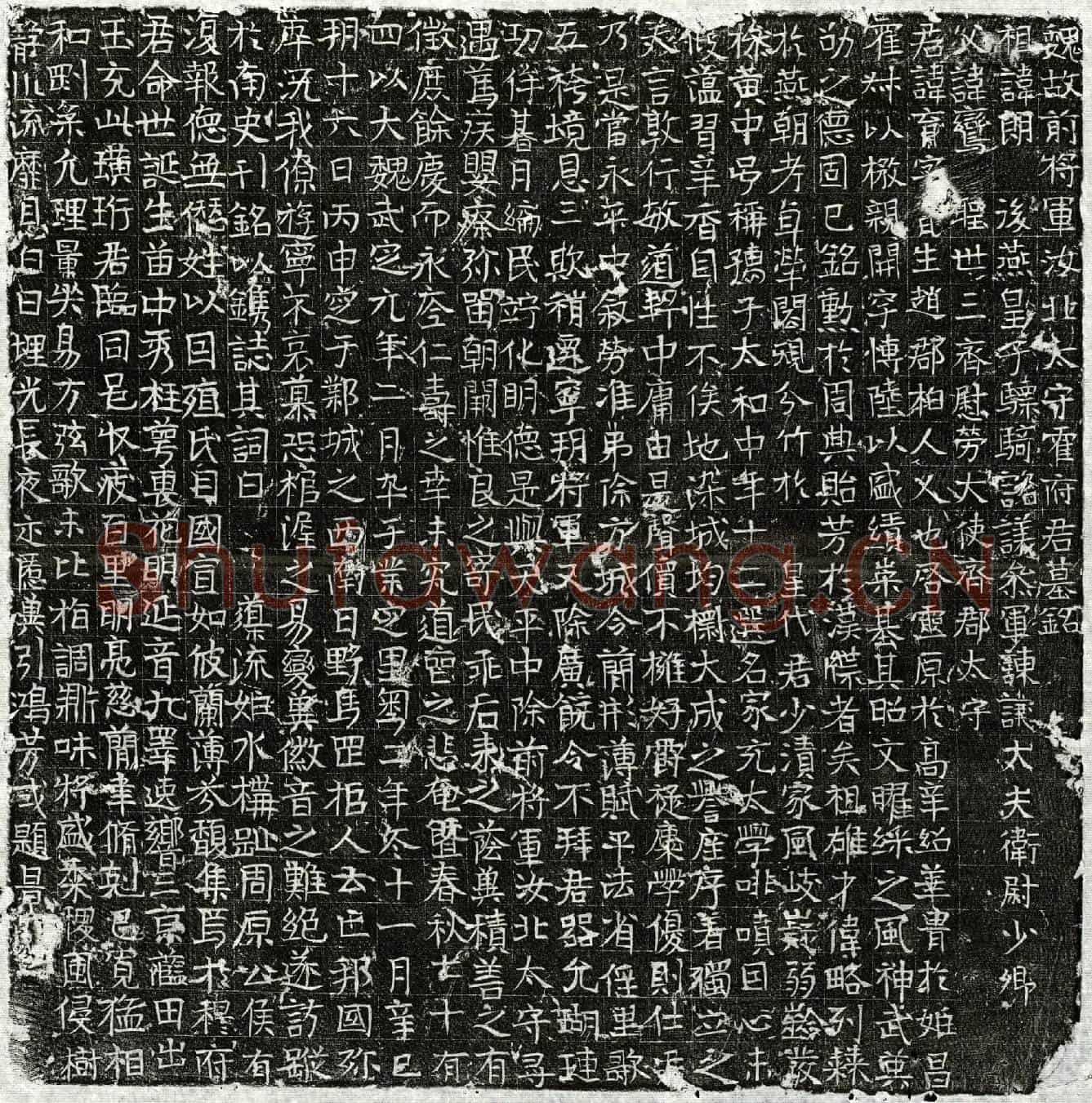 北朝霍育墓誌(魏故前将军汝北太守霍府君墓铭)