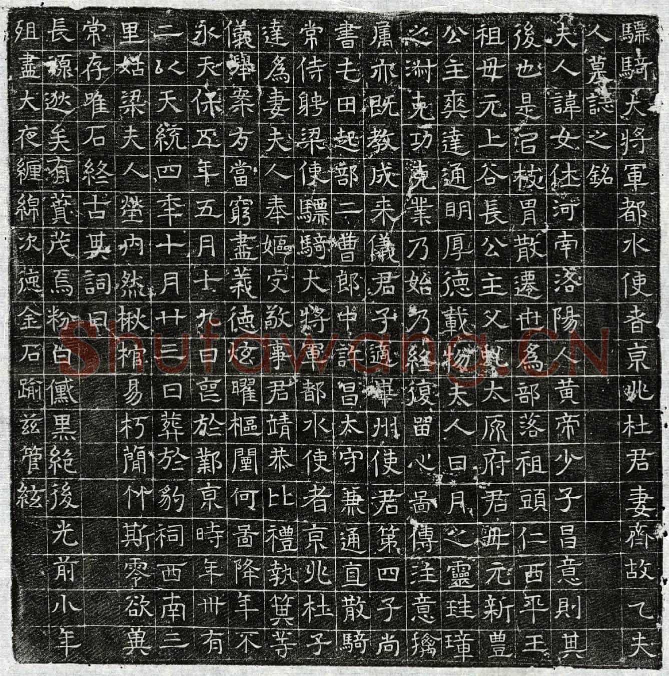北朝杜子达妻乙女休墓誌(骠骑大将军都水使者京兆杜君妻齐故乙夫人墓誌之铭)