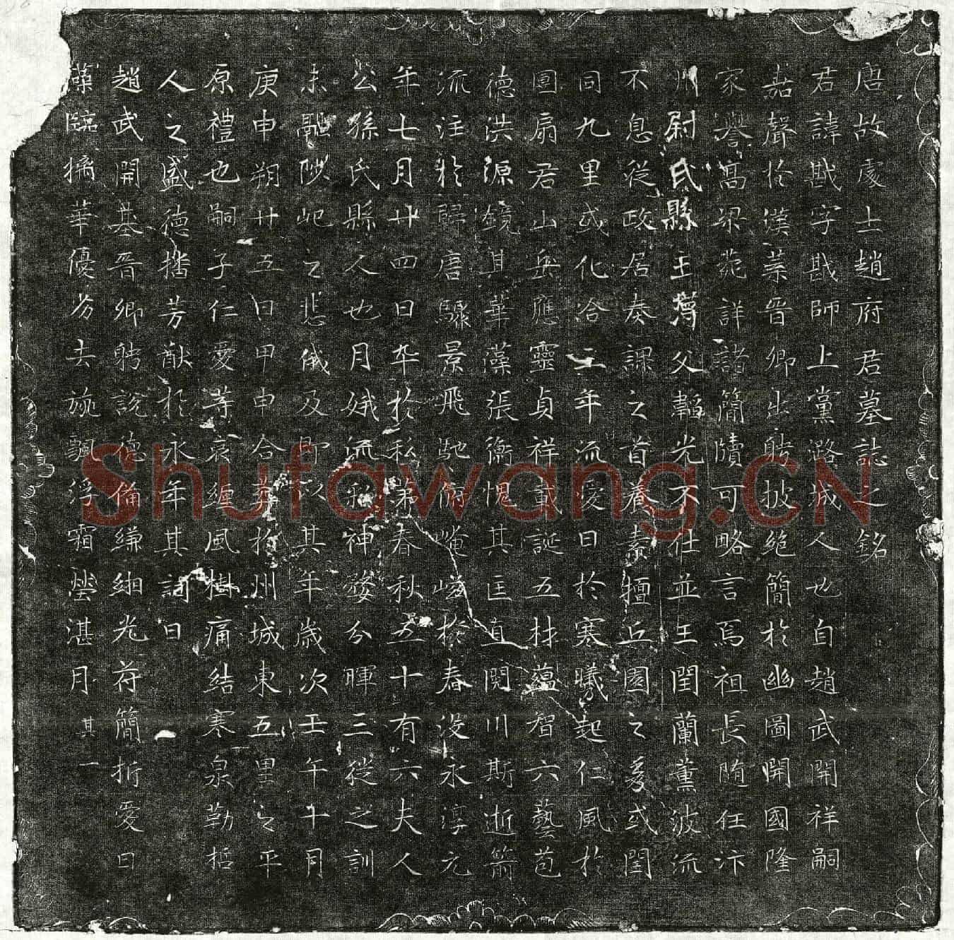 唐赵戡墓誌(唐故处士赵府君墓誌之铭)