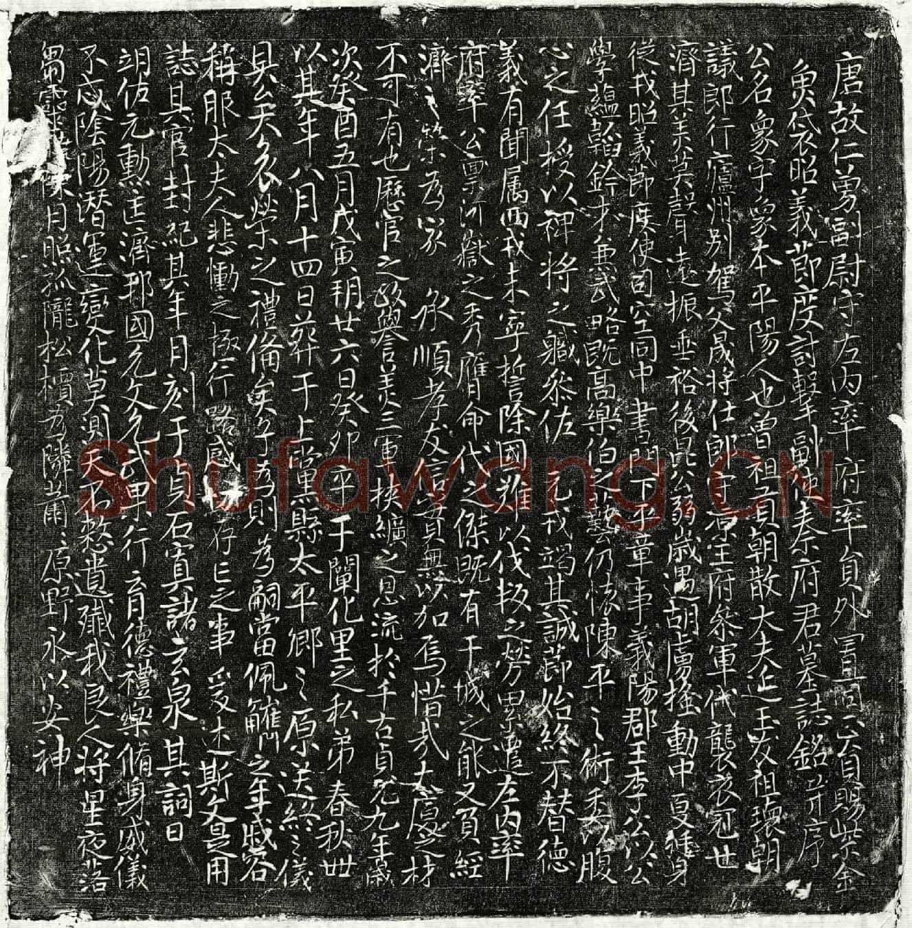 唐秦象墓誌(唐故仁勇副尉守左内率府率员外置同正员赐紫金鱼袋昭义节度讨击副使秦府君墓誌铭并序)