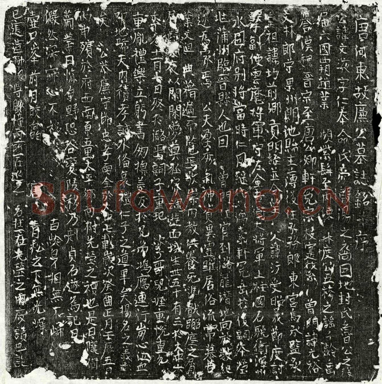 唐廉文液墓誌(唐河东故廉公墓誌铭并序)