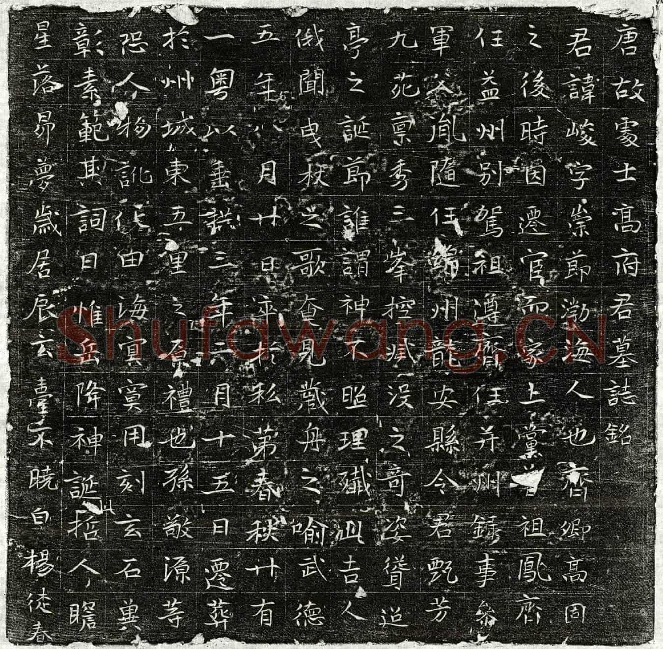 唐高峻墓誌(唐故处士高府君墓誌铭)