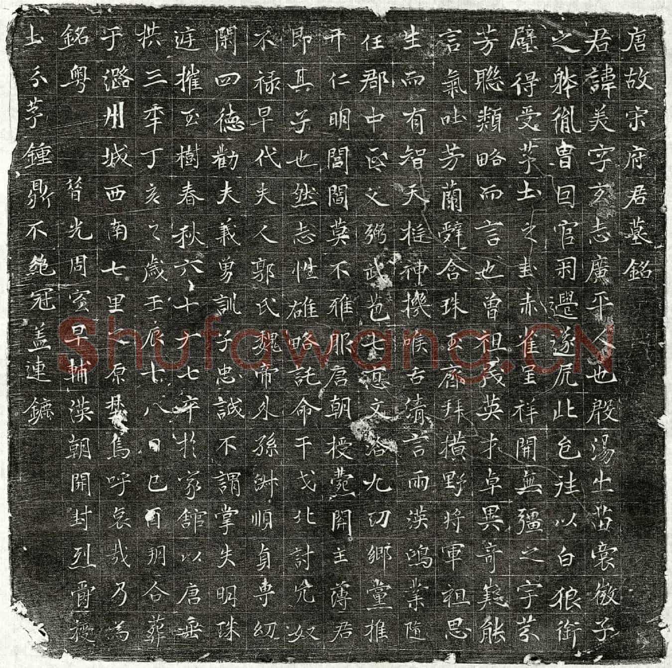 唐宋美墓誌(唐故宋府君墓铭)