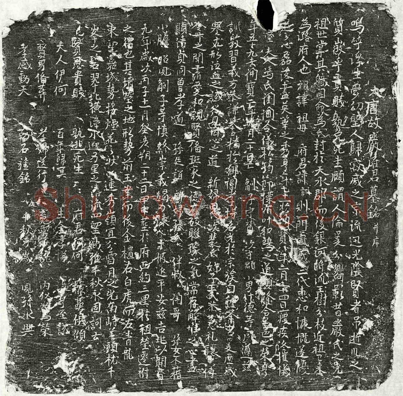 北宋严训墓誌(大唐故严府君墓铭并序)