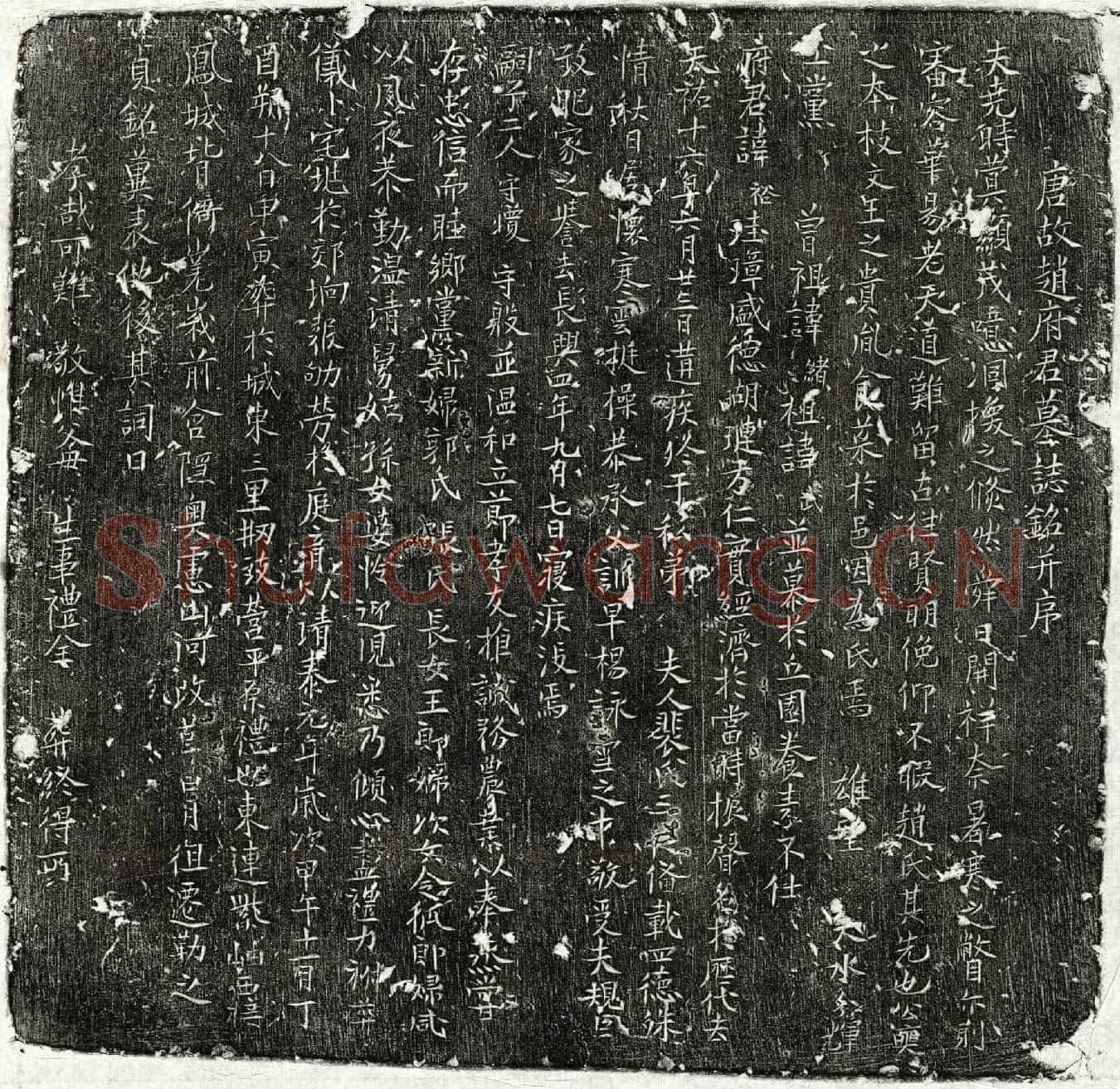 五代十国赵裕墓誌(唐故赵府君墓誌铭并序)