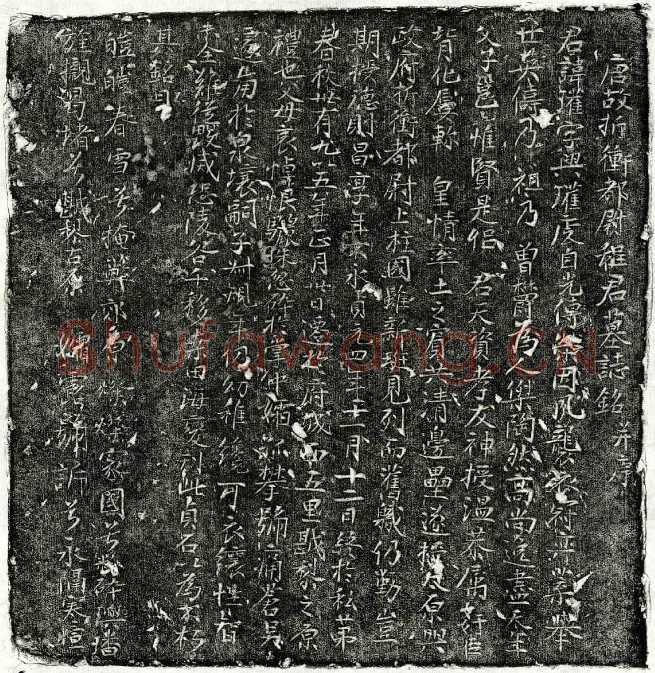 唐程瓘墓誌(唐故折冲都尉程君墓誌铭并序)