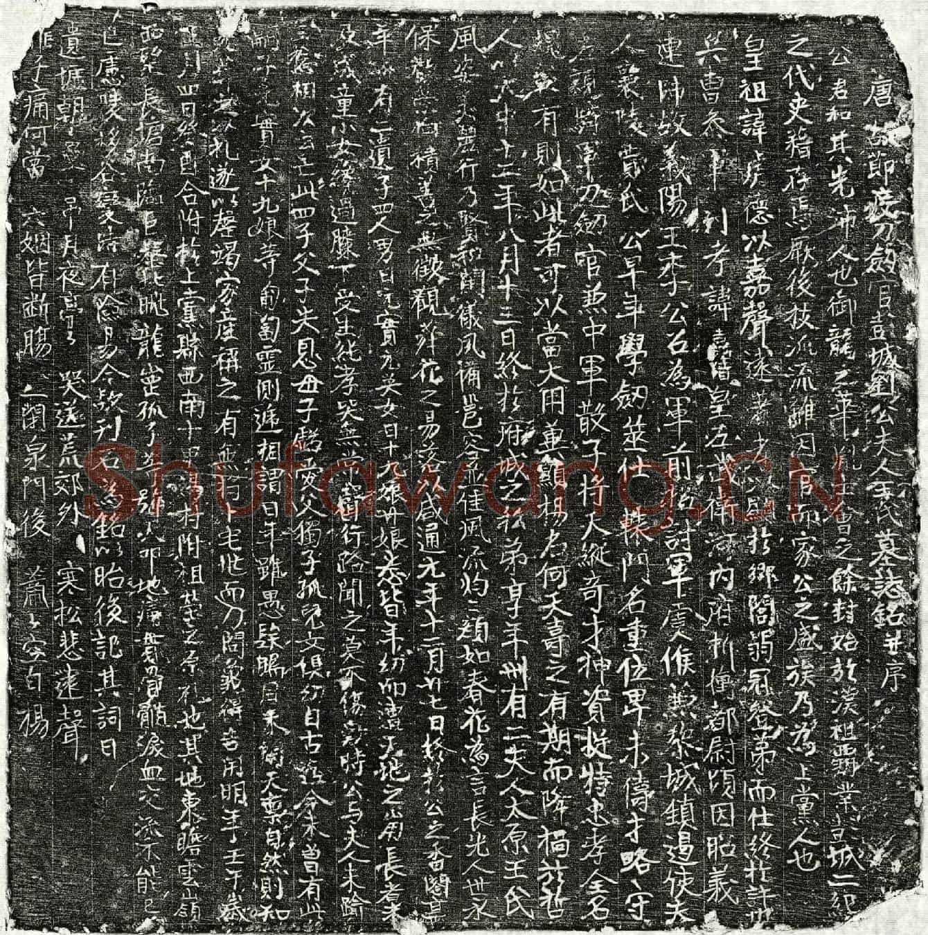唐刘君和、刘君和妻王氏墓誌(唐故节度刀剑官彭城刘公夫人王氏墓誌铭并序)