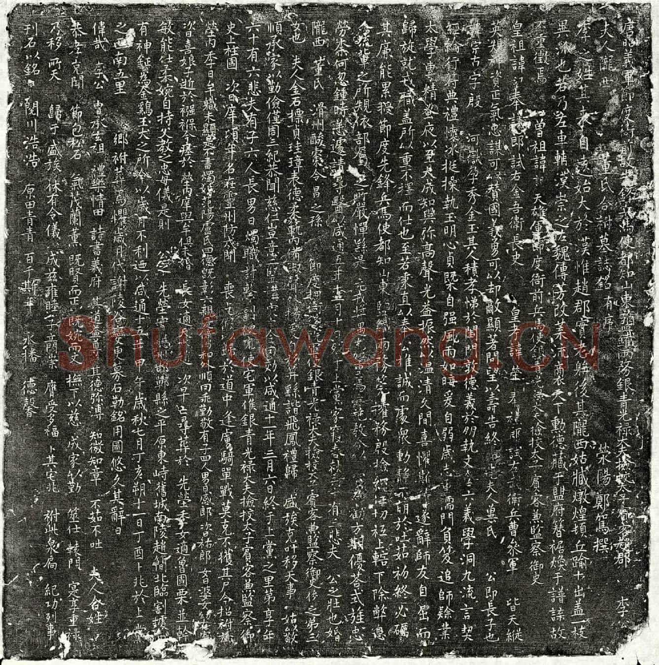 唐李宗古、李宗古妻董氏墓誌(唐昭义军节度衙前故先锋兵马使都知山东盐铁两务银青光禄大夫检校太子宾客赵郡李公夫人陇西董氏合祔墓誌铭有序)