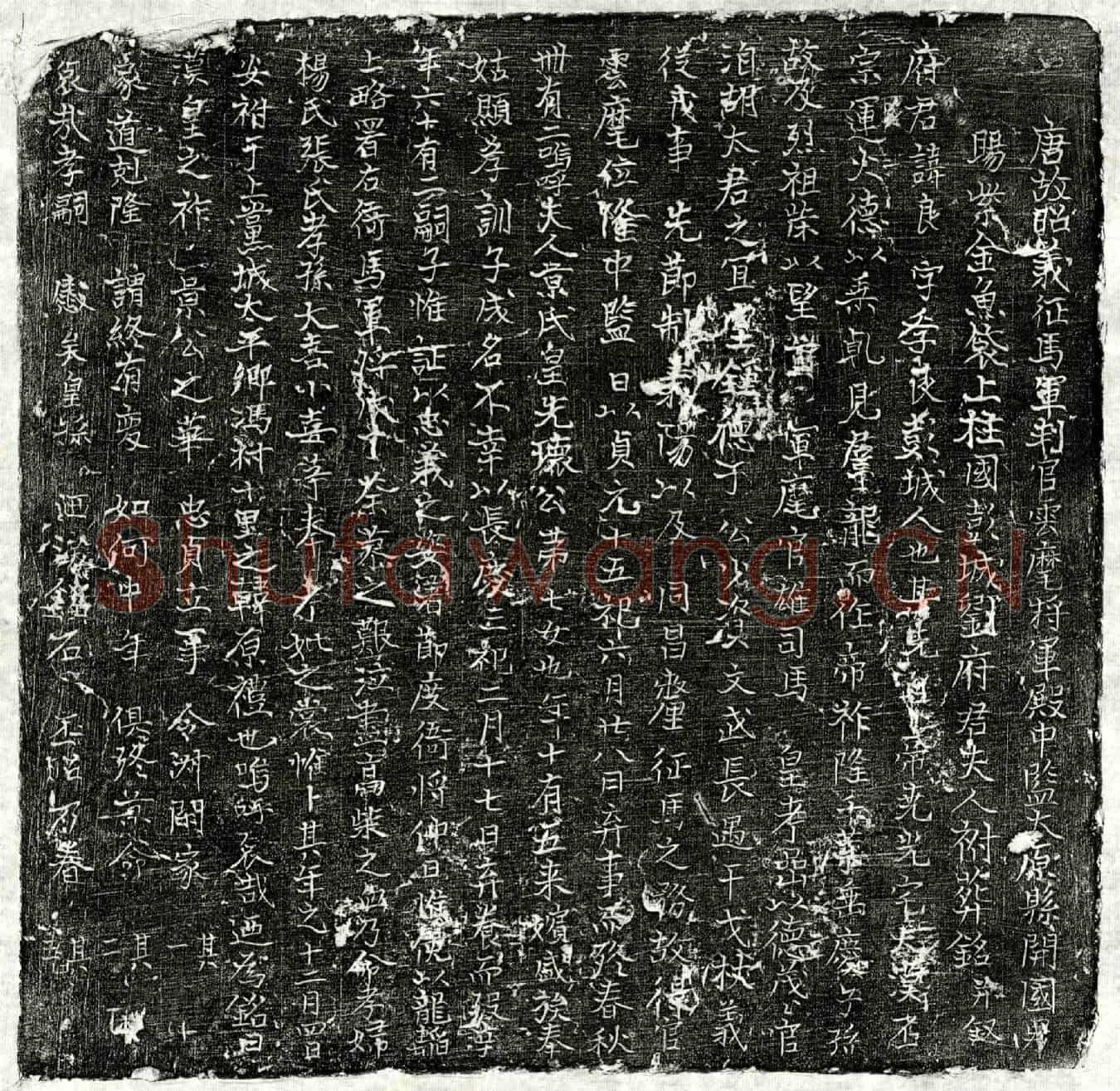 唐刘良、刘良妻景氏墓誌(唐故昭义征马军判官云麾将军殿中监太原开国男赐紫金鱼袋上柱国彭城刘府君夫人祔葬铭并叙)