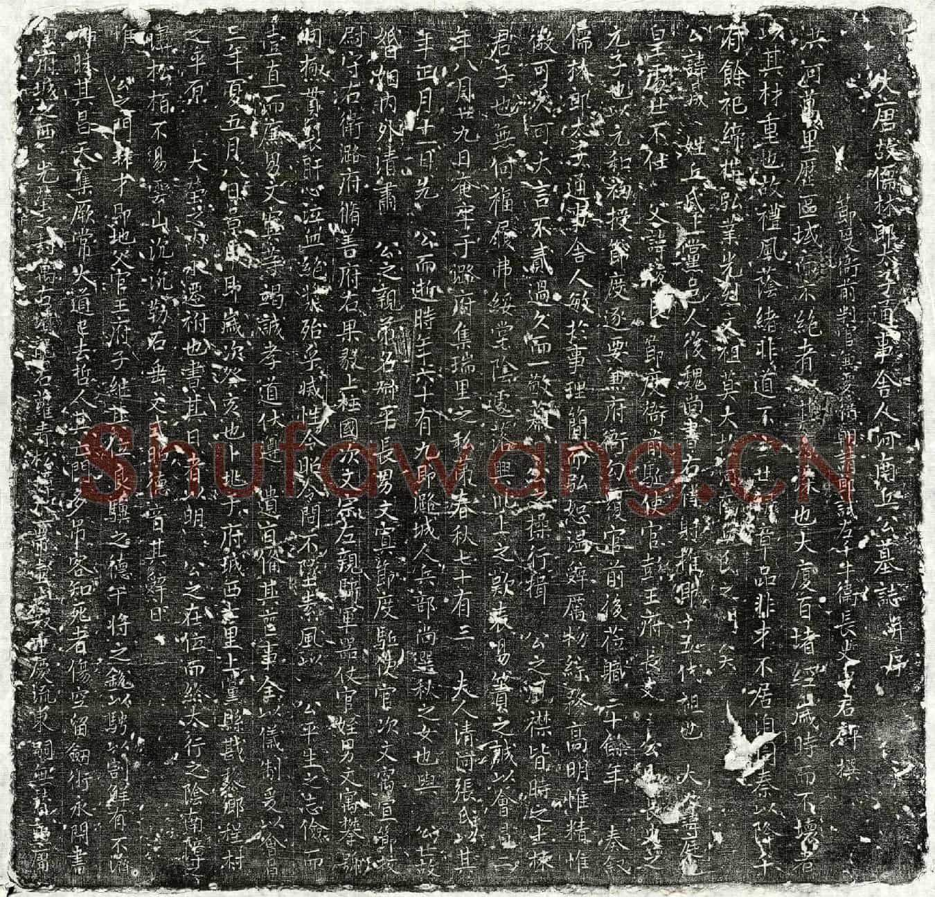 唐丘晟墓誌(大唐故儒林郎太子通事舍人河南丘公墓誌并序)