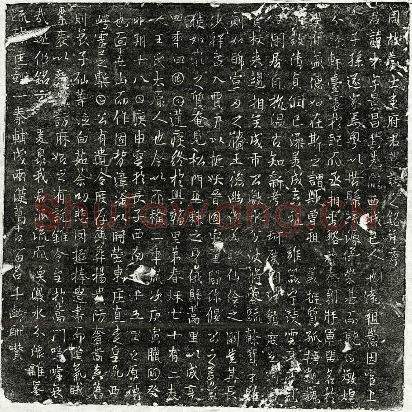 唐李才墓誌(周故处士李府君墓誌之铭并序)