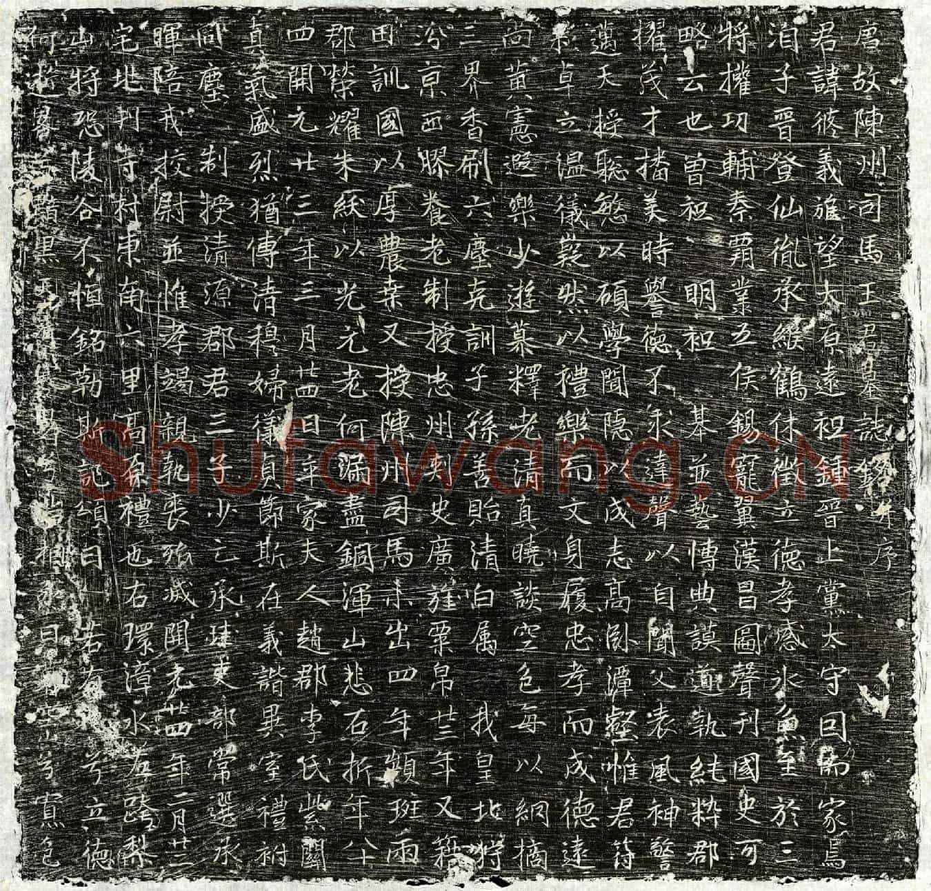 唐王修义墓誌(唐故陈州司马王君墓誌铭并序)