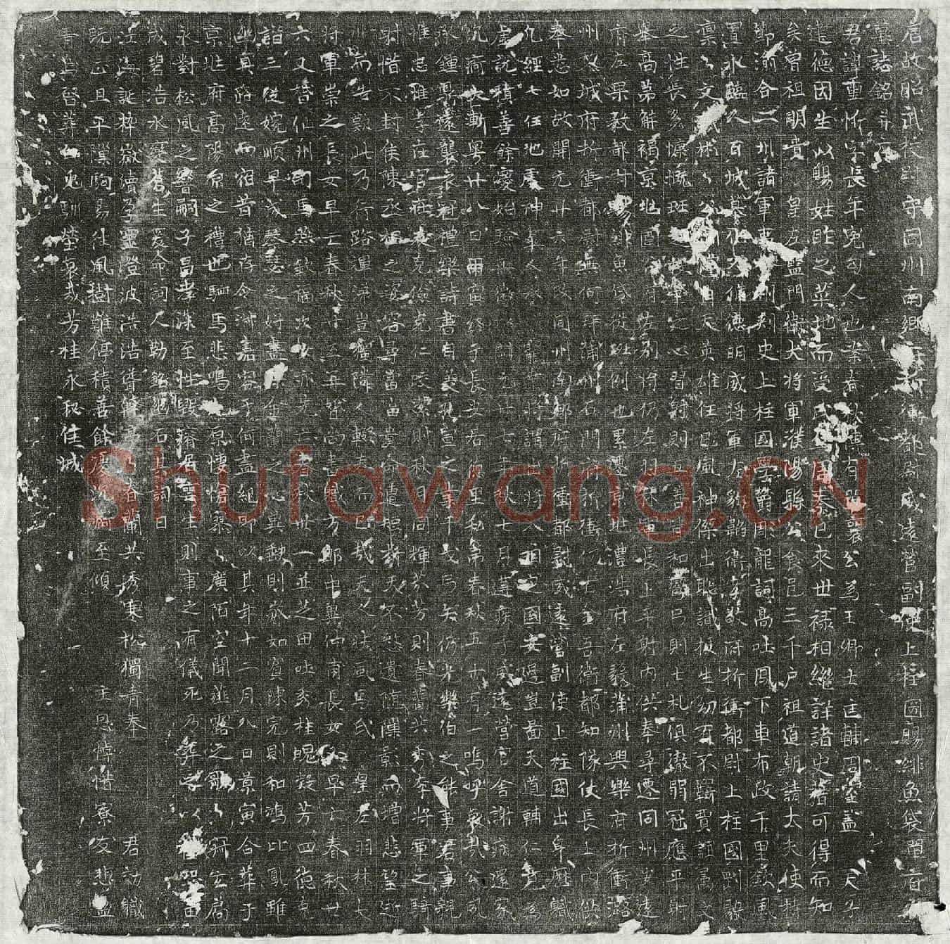 唐单重忻墓誌(唐故昭武校尉守同州南乡府折冲都尉威远营副使上柱国赐绯鱼袋单府君墓誌铭并序)