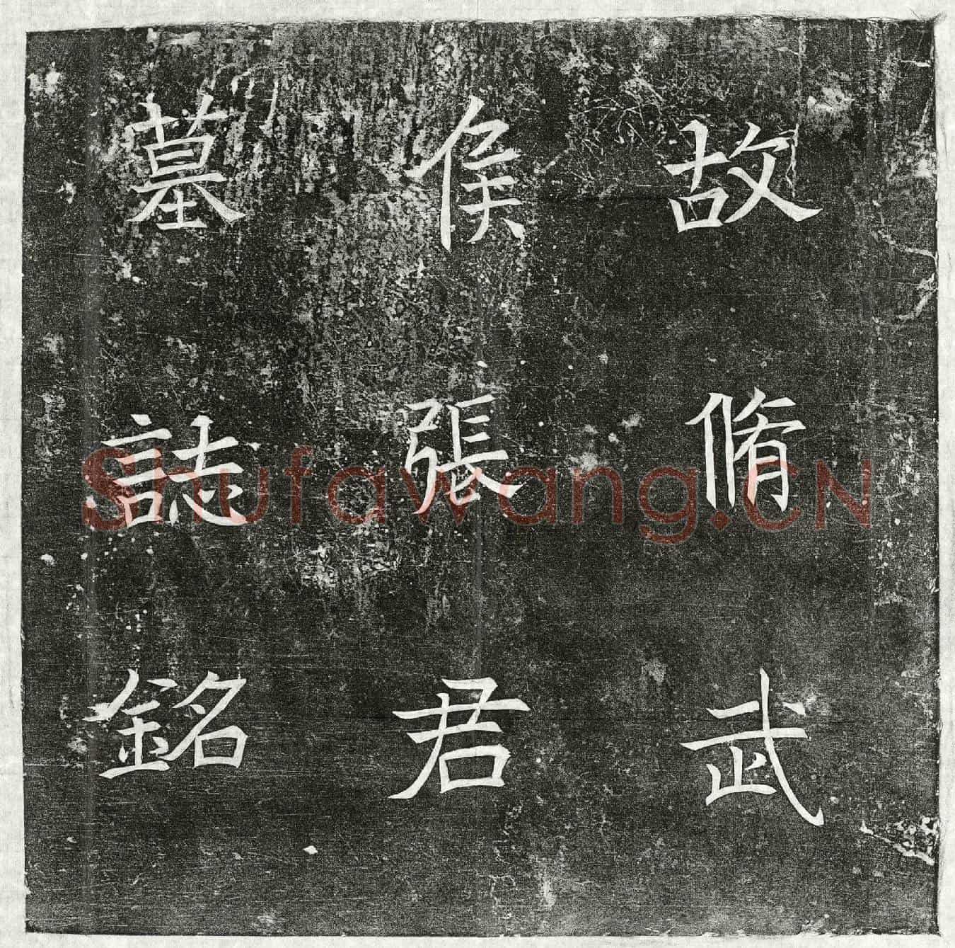 北朝张太和墓誌(魏故䮾骧将军太中大夫脩武侯张太和之墓誌)