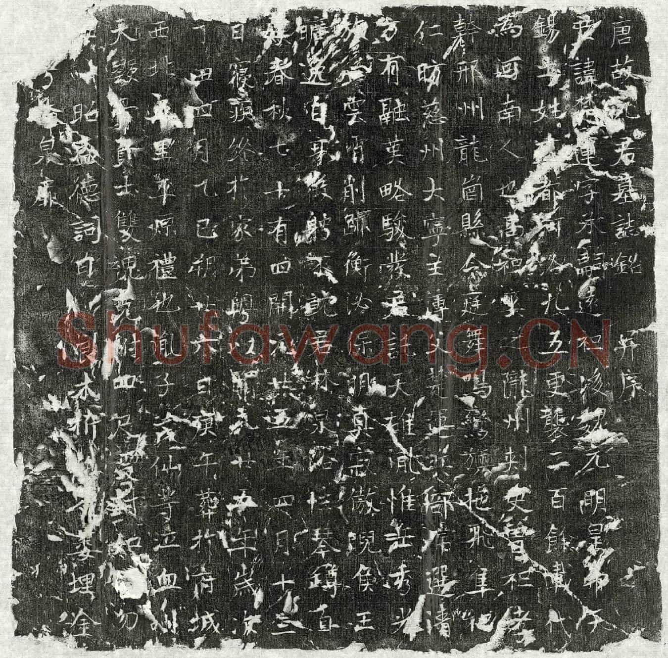 唐元楚运墓誌(唐故元君墓誌铭并序)