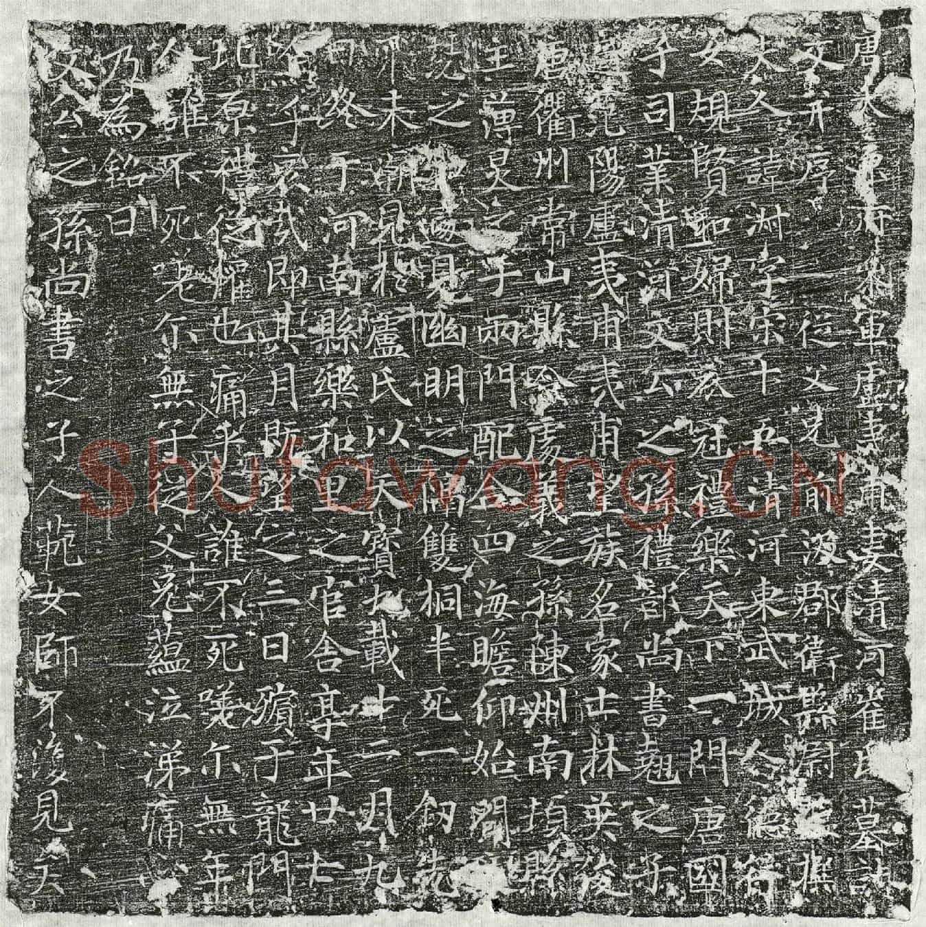 唐卢夷甫妻崔淑墓誌(唐太原府参军卢夷甫妻清河崔氏墓誌文并序)