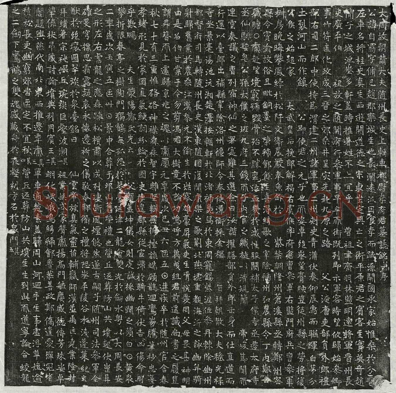 唐李自勗墓誌(大周故朝请大夫随州长史上轻车都尉李府君墓誌铭并序)